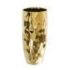 Designer Gold Cylinder Vase
