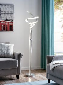 Munich LED Silver 63" Floor Lamp  Dimmable