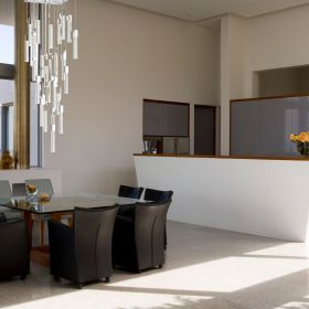 Rectangular Crystal Chandelier  XL 25 Light