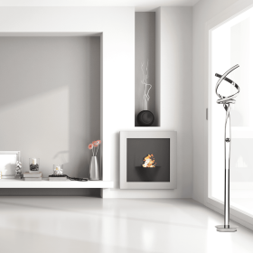 Munich LED Chrome 63" Floor Lamp  Dimmable