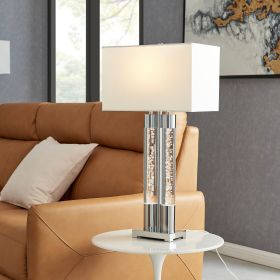 Acrylic Table Lamp  Chrome