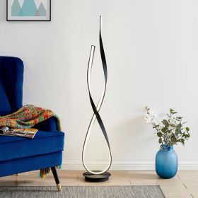 Vienna LED 55" Tall Floor Lamp  Matte Black