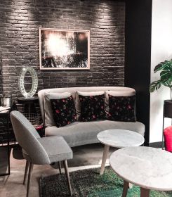 Oval Crystal Extravaganza 17.5" Table Lamp  Chrome