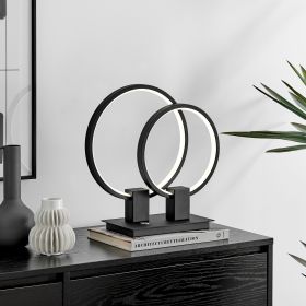 Hong Kong LED Short Table Lamp  Matte Black