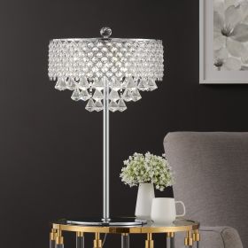 Grand 6 LED Light Table Lamp  Chrome