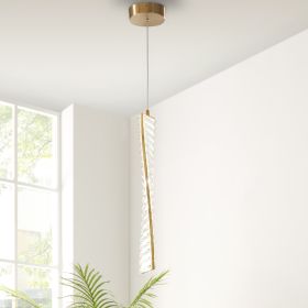 Efell LED Pendant  Brushed Gold