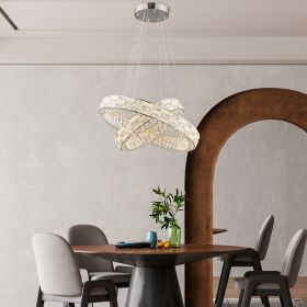 Helix Chandelier  Chrome