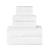 Lodie Cotton Jacquard Solid and Two-Toned 6 Piece Assorted Towel Set
