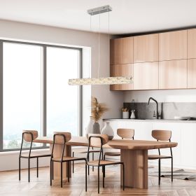 Rustica Crystal Chandelier  Chrome