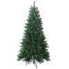 7ft PVC Hinged Green Tree Environmentally Friendly Fireproof Artificial Christmas Tree