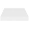 Floating Wall Shelves 4 pcs White 9.1"x9.3"x1.5" MDF