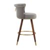 COOLMORE Swivel Bar Stools with Backrest Footrest ,with a fixed height of 360 degrees