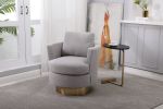Teddy Swivel Barrel Chair, Swivel Accent Chairs Armchair for Living Room, Reading Chairs for Bedroom Comfy