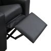 Kids Recliner Chair Black PVC