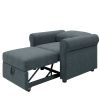 3-in-1 Sofa Bed Chair, Convertible Sleeper Chair Bed,Adjust Backrest Into a Sofa,Lounger Chair,Single Bed,Modern Chair Bed Sleeper for Adults