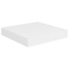 Floating Wall Shelves 4 pcs White 9.1"x9.3"x1.5" MDF