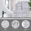 Cotton Modern Geometric Jacquard Plush Face Towel Washcloth Set of 12