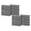 Eco-Friendly Cotton Absorbent 24-Piece Washcloth / Face Towel Set