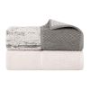 Lodie Cotton Jacquard Solid and Two-Toned Bath Sheet Set of 2