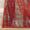 Brayton Modern Brushstrokes Non-Slip Washable Indoor Area Rug or Runner