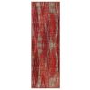 Brayton Modern Brushstrokes Non-Slip Washable Indoor Area Rug or Runner