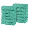 Atlas Cotton Absorbent Heavyweight Face Towel Washcloth Set of 12