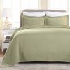 Basket Weave Matelasse Cotton Bedspread Set