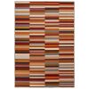 Arden Modern Striped Block Non-Slip Indoor Outdoor Area Rug
