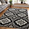 Crawford Medallion Indoor Large Area Rugs or Runner Rug Or Door Mat
