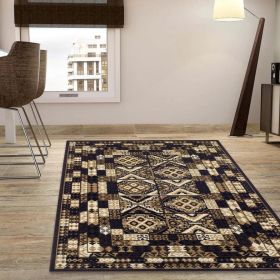 Mosaic Tribal Geometric Indoor Large Area Rugs or Runner Rug (Color: Green, size: 6'x9')